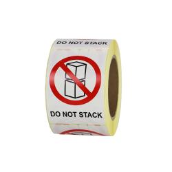 Waarschuwingsetiketten "Do not stack"